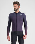 SPORTFUL Cycling winter long sleeve jersey - BODYFIT PRO - blue