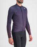 SPORTFUL Cycling winter long sleeve jersey - BODYFIT PRO - blue