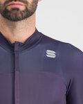 SPORTFUL Cycling winter long sleeve jersey - BODYFIT PRO - blue