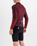 SPORTFUL Cycling winter long sleeve jersey - BODYFIT PRO - bordeaux