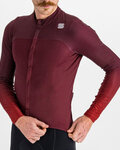 SPORTFUL Cycling winter long sleeve jersey - BODYFIT PRO - bordeaux