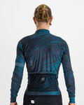 SPORTFUL Cycling winter long sleeve jersey - CLIFF SUPERGIARA - blue