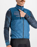 SPORTFUL Cycling gilet - GIARA LAYER - blue