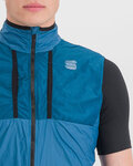 SPORTFUL Cycling gilet - GIARA LAYER - blue