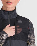 SPORTFUL Cycling gilet - GIARA LAYER W - black