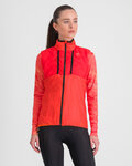 SPORTFUL Cycling gilet - GIARA LAYER - red