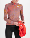 SPORTFUL Cycling gilet - GIARA LAYER - red