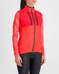 SPORTFUL Cycling gilet - GIARA LAYER - red