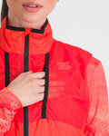SPORTFUL Cycling gilet - GIARA LAYER - red