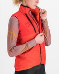 SPORTFUL Cycling gilet - GIARA LAYER - red