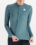 SPORTFUL Cycling winter long sleeve jersey - CHECKMATE THERMAL - blue