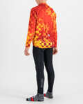SPORTFUL Cycling winter long sleeve jersey - KID THERMAL - red/yellow