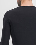 SPORTFUL Cycling long sleeve t-shirt - MERINO LS - black