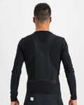 SPORTFUL Cycling long sleeve t-shirt - MERINO LS - black