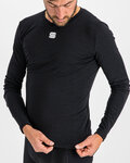 SPORTFUL Cycling long sleeve t-shirt - MERINO LS - black