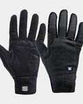 SPORTFUL Cycling long-finger gloves - KID ESSENTIAL - black