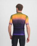 SPORTFUL Cycling short sleeve jersey - FLOW SUPERGIARA - purple/yellow