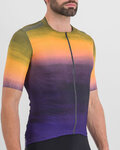 SPORTFUL Cycling short sleeve jersey - FLOW SUPERGIARA - purple/yellow