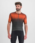 SPORTFUL Cycling short sleeve jersey - FLOW SUPERGIARA - orange/grey