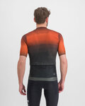 SPORTFUL Cycling short sleeve jersey - FLOW SUPERGIARA - orange/grey