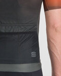 SPORTFUL Cycling short sleeve jersey - FLOW SUPERGIARA - orange/grey