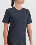 SPORTFUL Cycling short sleeve t-shirt - GIARA - blue