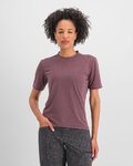 SPORTFUL Cycling short sleeve t-shirt - GIARA - purple