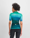 SPORTFUL Cycling short sleeve jersey - FLOW SUPERGIARA - turquoise