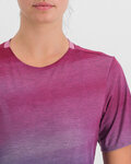 SPORTFUL Cycling short sleeve t-shirt - FLOW GIARA - purple/blue