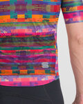 SPORTFUL Cycling short sleeve jersey - GLITCH BOMBER - green