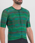 SPORTFUL Cycling short sleeve jersey - GLITCH BOMBER - green