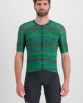 SPORTFUL Cycling short sleeve jersey - GLITCH BOMBER - green
