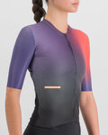 SPORTFUL Cycling skinsuit - BOMBER - purple/black