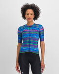 SPORTFUL Cycling short sleeve jersey - GLITCH BOMBER - blue