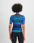 SPORTFUL Cycling short sleeve jersey - GLITCH BOMBER - blue