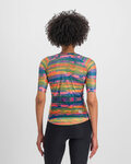 SPORTFUL Cycling short sleeve jersey - GLITCH BOMBER - multicolour
