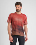 SPORTFUL Cycling short sleeve t-shirt - FLOW GIARA - brown