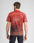 SPORTFUL Cycling short sleeve t-shirt - FLOW GIARA - brown