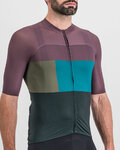 SPORTFUL Cycling short sleeve jersey - SNAP - purple/anthracite