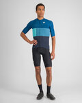 SPORTFUL Cycling short sleeve jersey - SNAP - blue