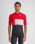 SPORTFUL Cycling short sleeve jersey - SNAP - red/black