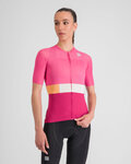 SPORTFUL Cycling short sleeve jersey - SNAP W - cyclamen