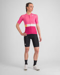 SPORTFUL Cycling short sleeve jersey - SNAP W - cyclamen