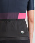 SPORTFUL Cycling short sleeve jersey - SNAP - black/blue