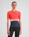 SPORTFUL Cycling short sleeve jersey - SNAP - red/blue