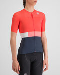 SPORTFUL Cycling short sleeve jersey - SNAP - red/blue
