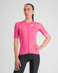 SPORTFUL Cycling short sleeve jersey - MATCHY - pink