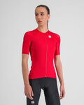 SPORTFUL Cycling short sleeve jersey - MATCHY - red