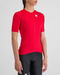 SPORTFUL Cycling short sleeve jersey - MATCHY - red