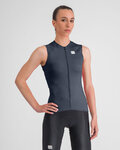 SPORTFUL Cycling sleeveless jersey - MATCH - blue